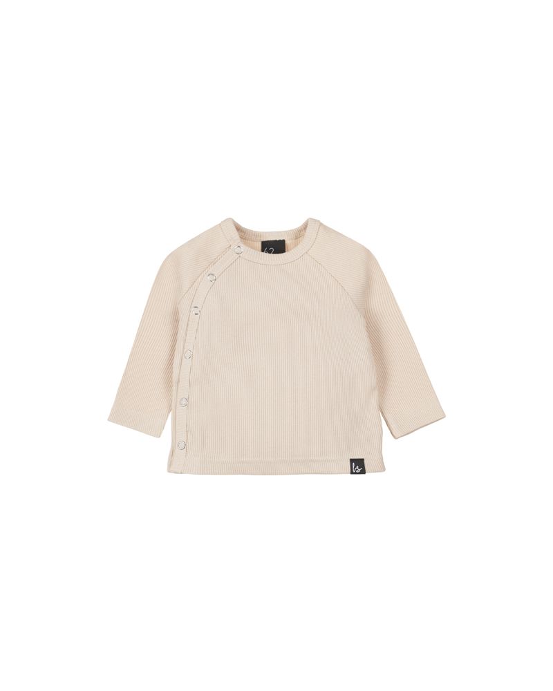 Overslag longsleeve rib (sand)