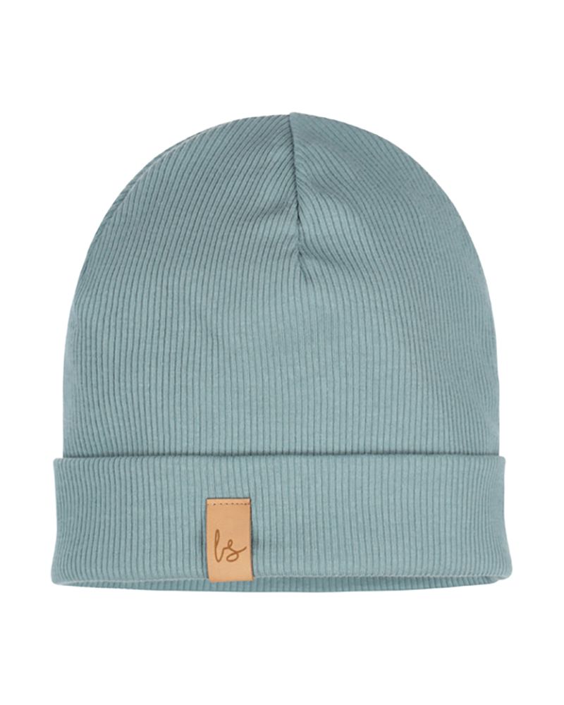 Beanie rib buttons (petrol)